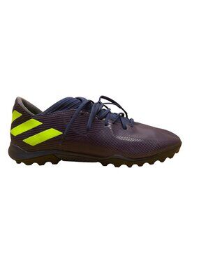 Adidas Men's Blue & Lime Accents Messi Logo Soccer Cleats Shoes Size 13